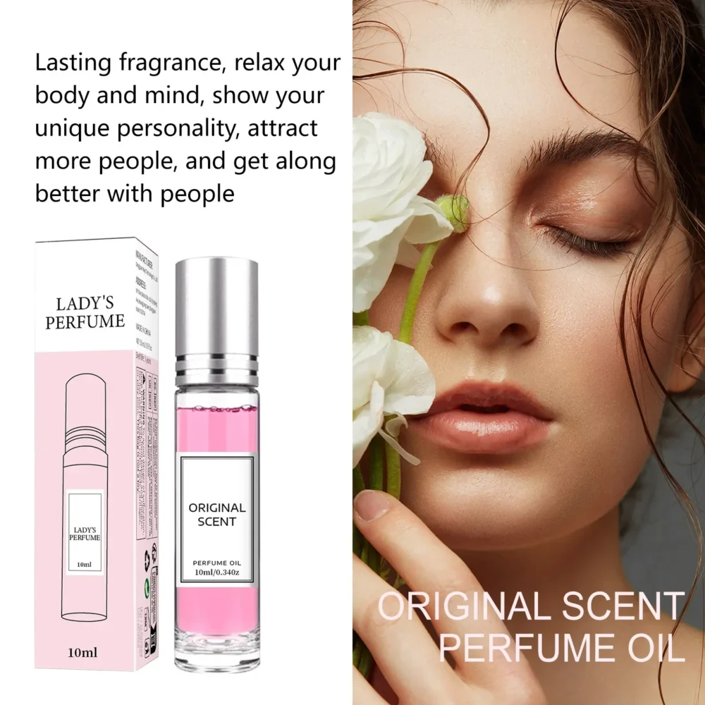⁦عطر فرمون 10 مل عطر نسائي ساحر طبيعي طازج وأنيق عطر يدوم طويلاً يؤرخ عطر هدية صغيرة مجانية⁩ - الصورة ⁦4⁩