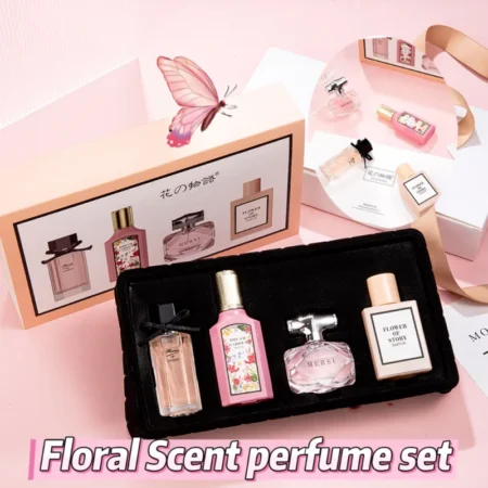 العلامة التجارية الأزهار العطر المرأة العطور مجموعة طويلة الأمد ضوء العطر الطازجة الرجال كولونيا هدية صندوق زهرة من قصة مثير رذاذ