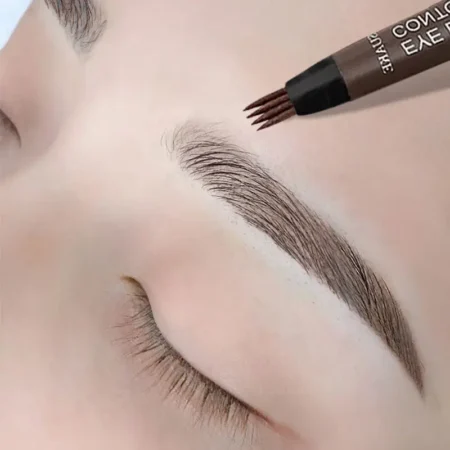 4 نقاط قلم الحواجب Maquillajes Para Mujer مقاوم للماء قلم الحواجب السائل ماكياج طويل الأمد مستحضرات التجميل Microblade قلم الحواجب